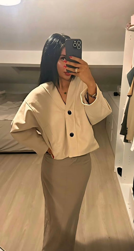 Manteau mimi beige