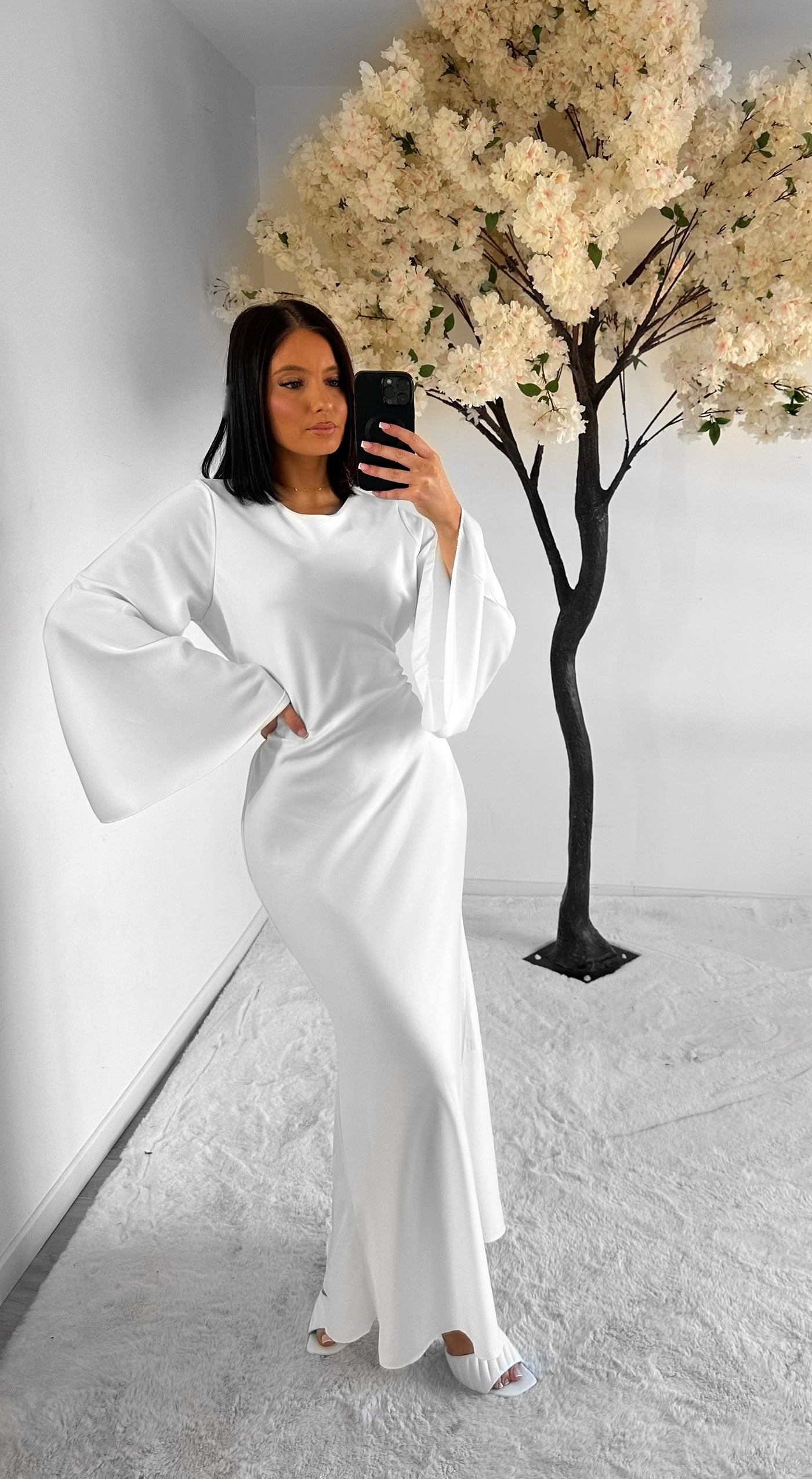 Robe esmeralda blanche