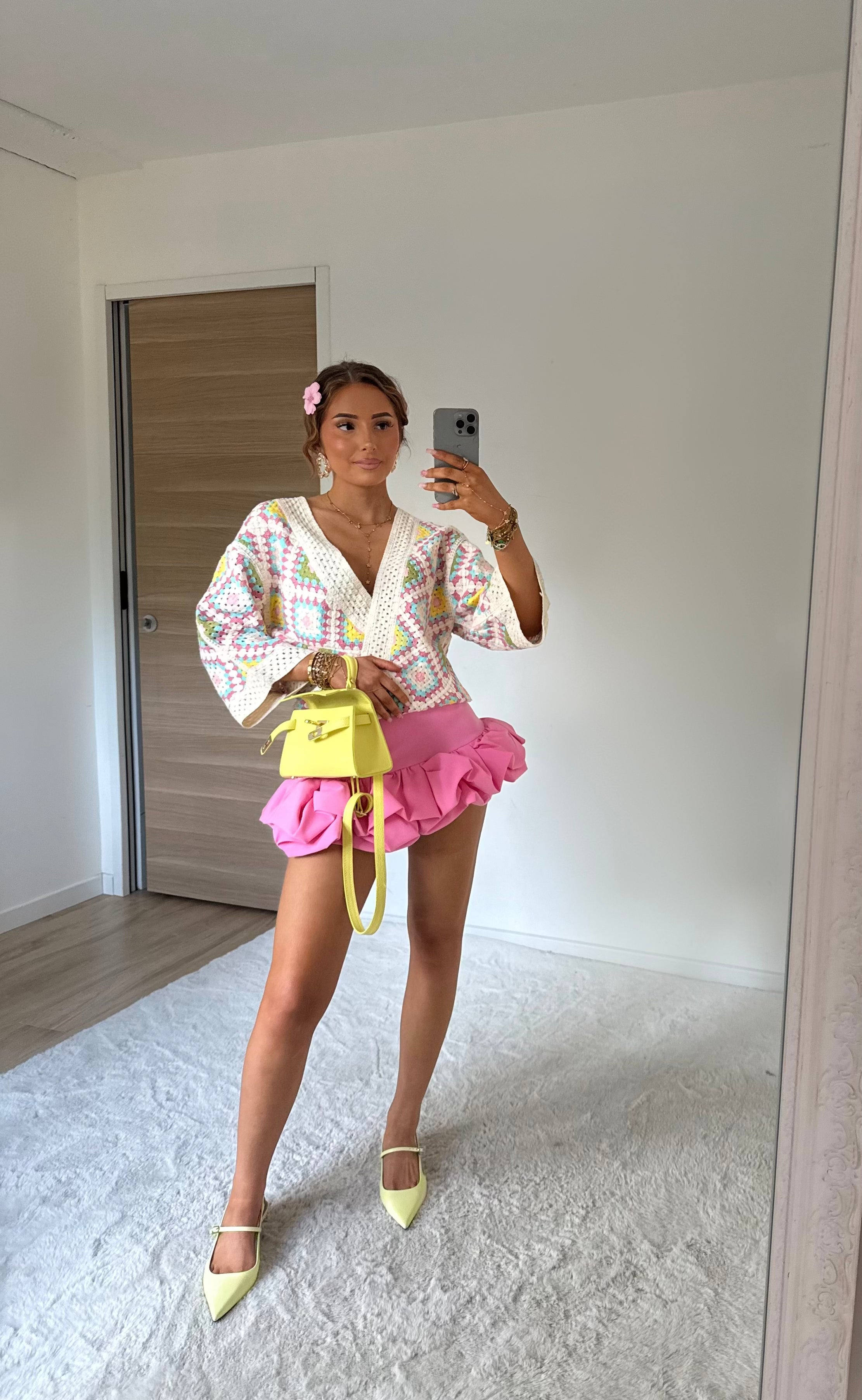 mini jupe naya rose
