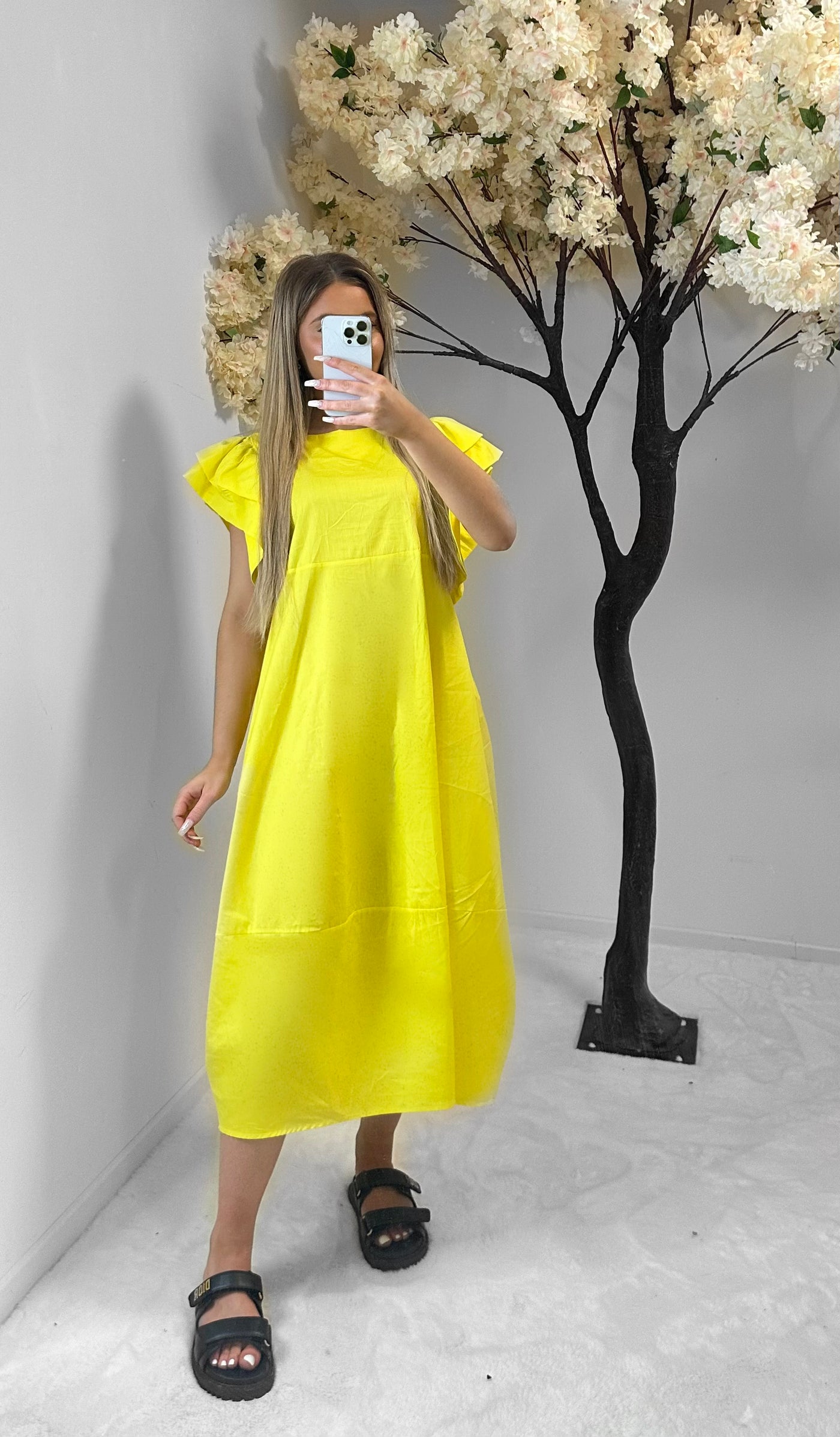 Robe Lina jaune