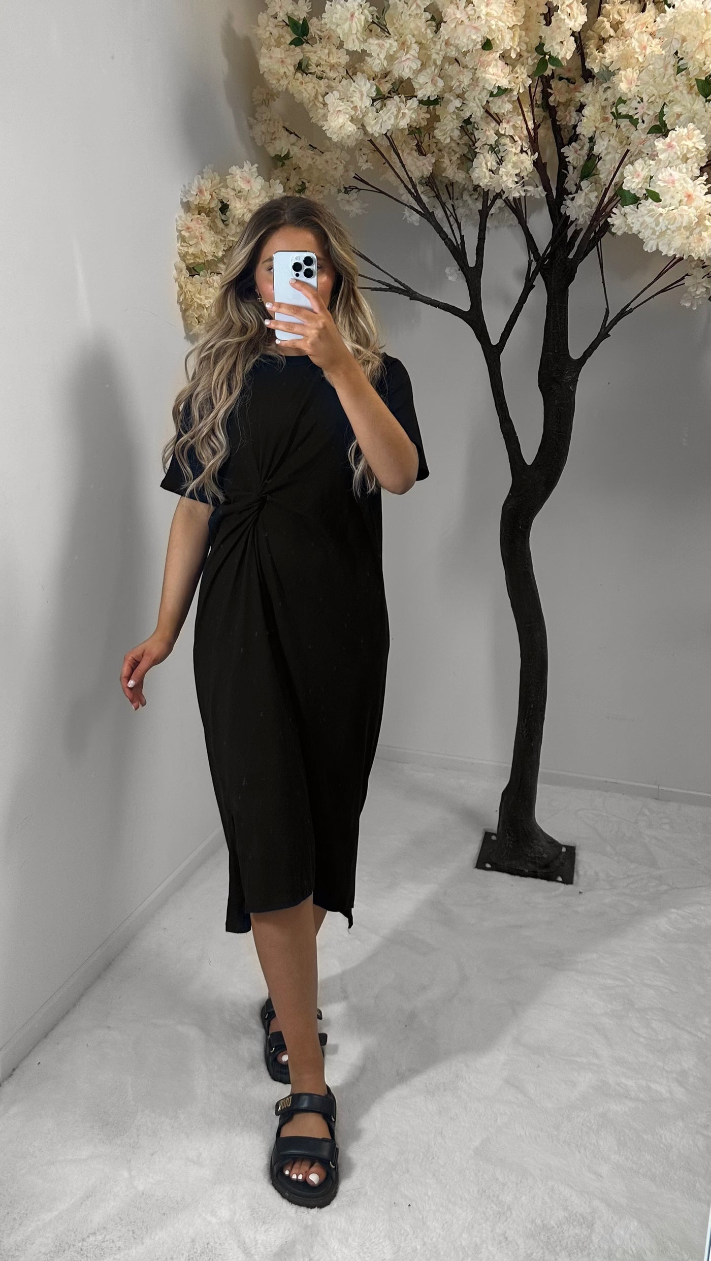 Robe noeud noir