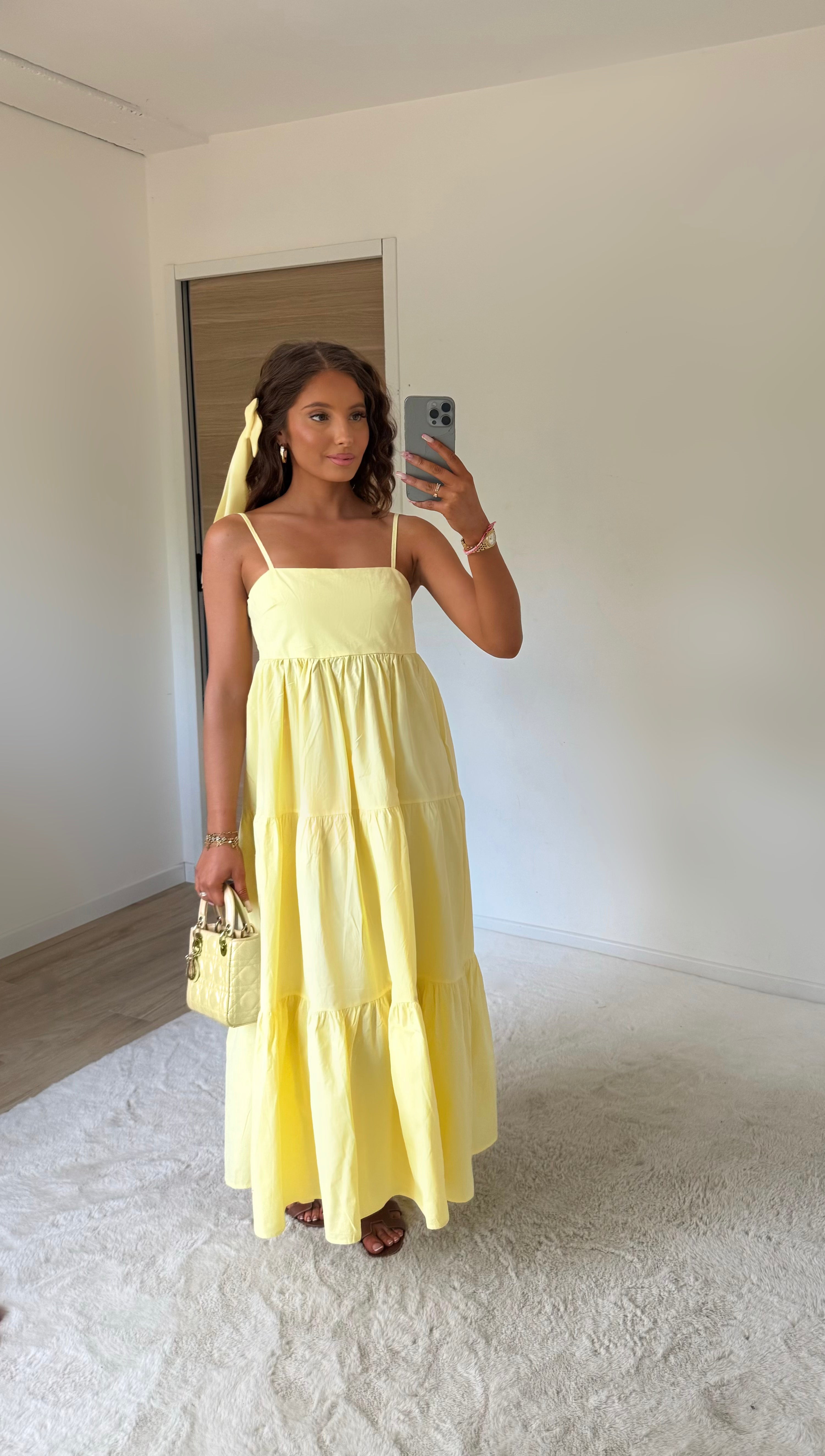 robe milan jaune