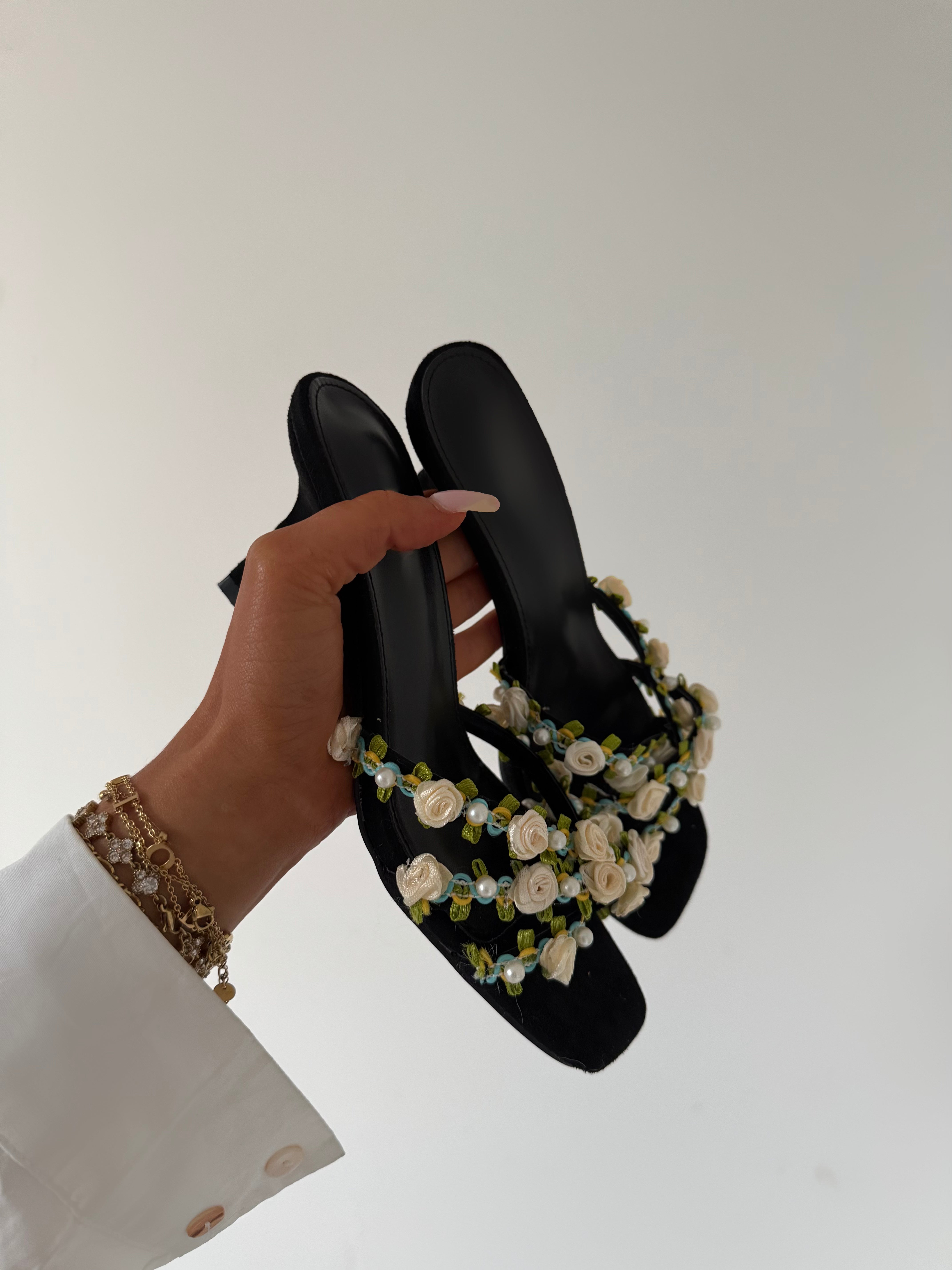 talons mimi fleuris